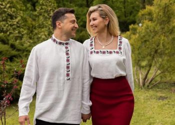 Владимир и Елена Зеленские