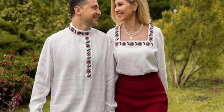 Владимир и Елена Зеленские