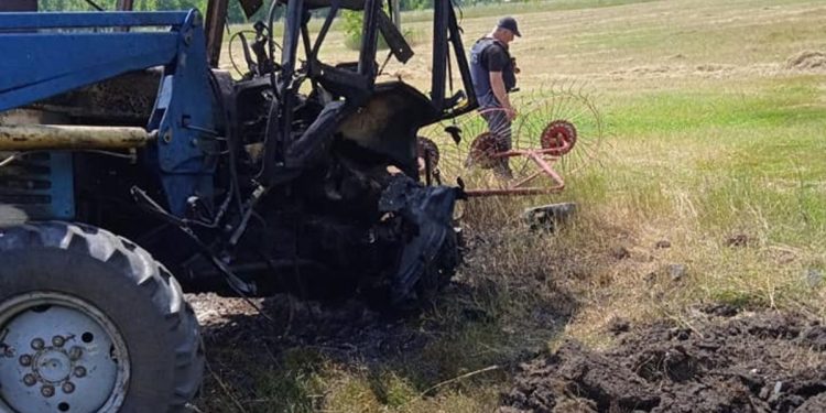 Взрыв возле Харькова