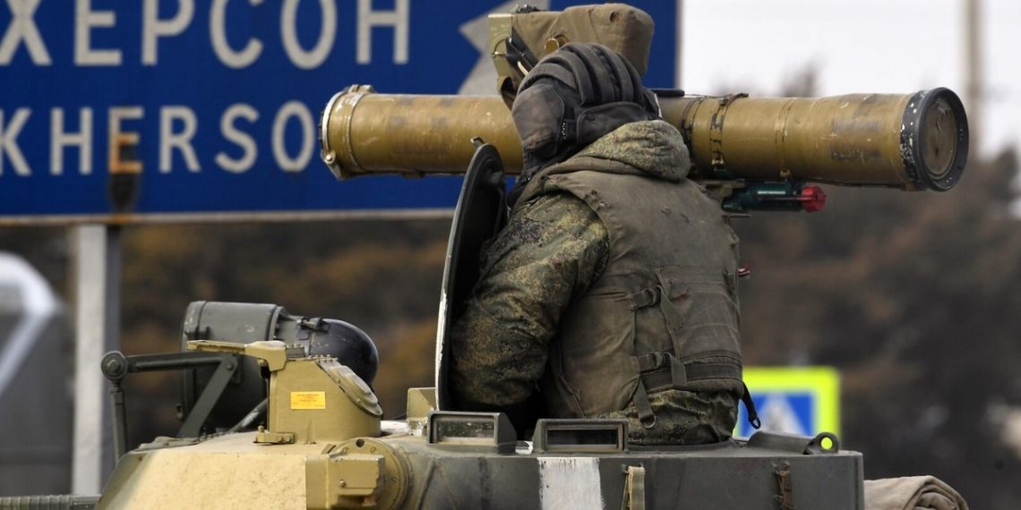 Російські окупанти на Херсонщині