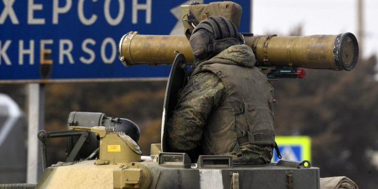 Російські окупанти на Херсонщині