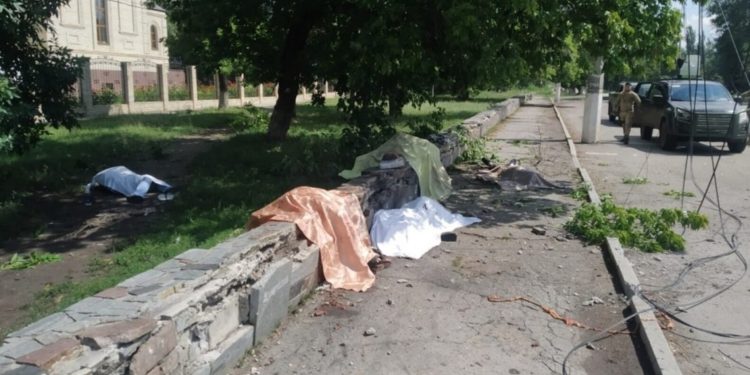 Обстрел остановки