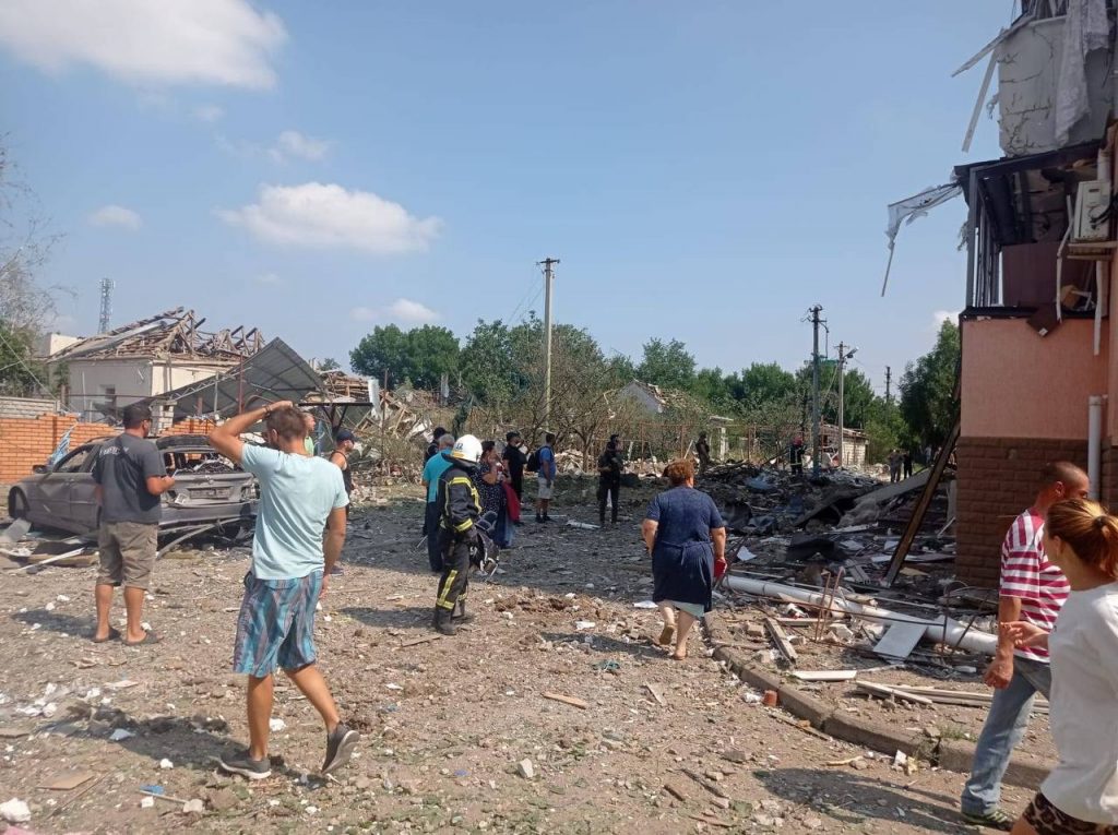 Удар по Вознесенску