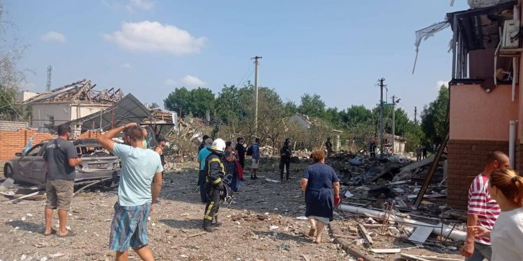 Удар по Вознесенску