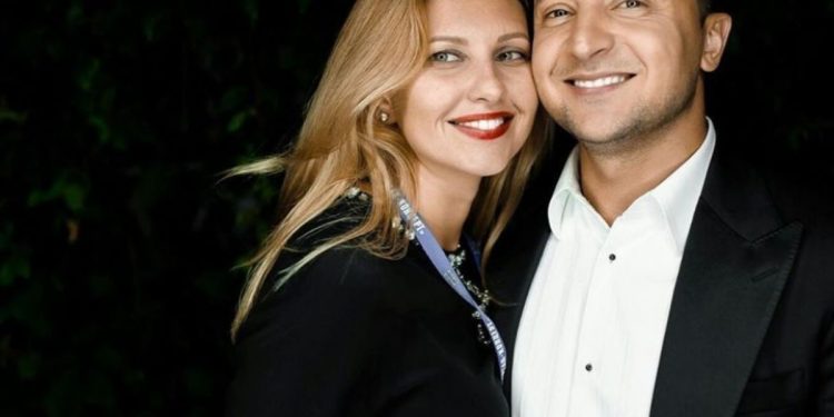 Володимир та Олена Зеленські