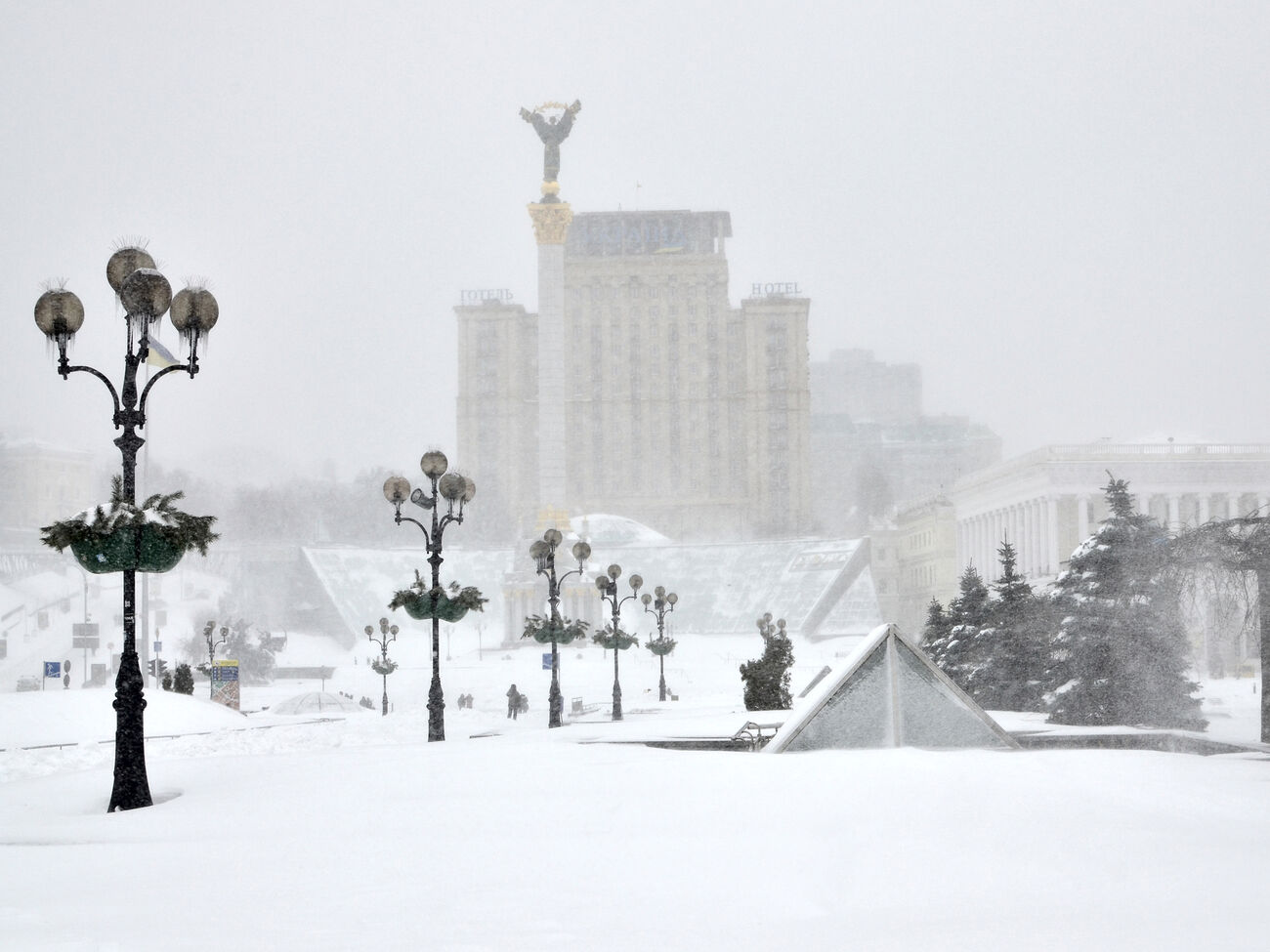 Зима в Украине
