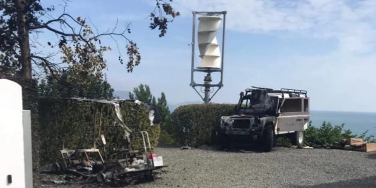 Спалені машини пропагандиста Кисельова