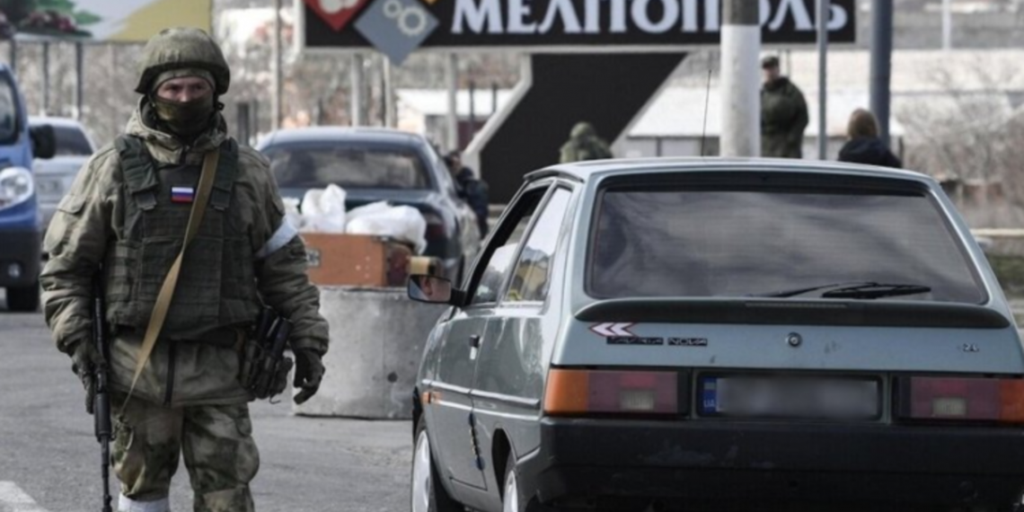 Захватчики в Мелитополе