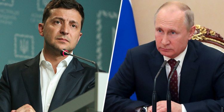 Путин и Зеленский
