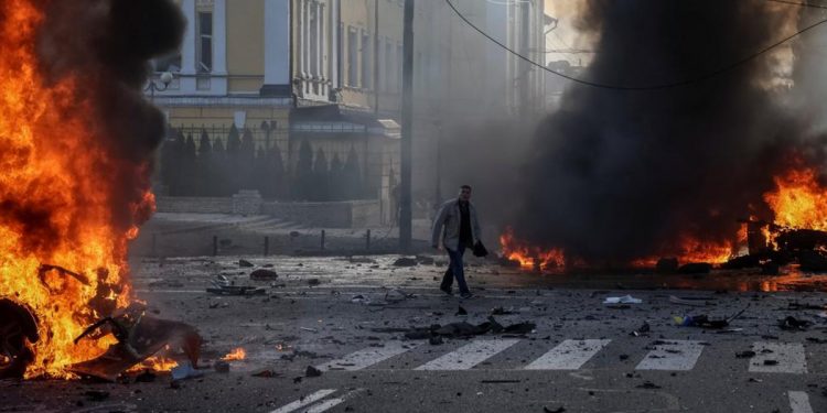 Удары оккупантов по Украине