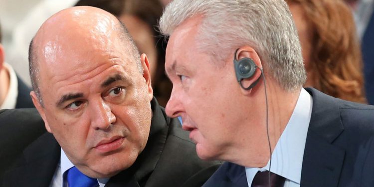 Михаил Мишустин и Сергей Собянин