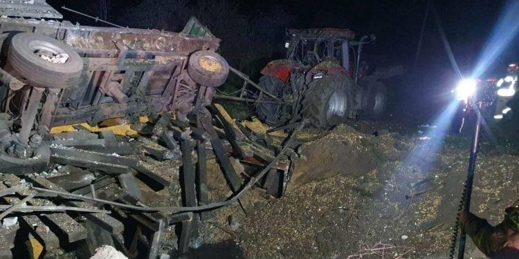 Падіння уламків ракет у Польщі