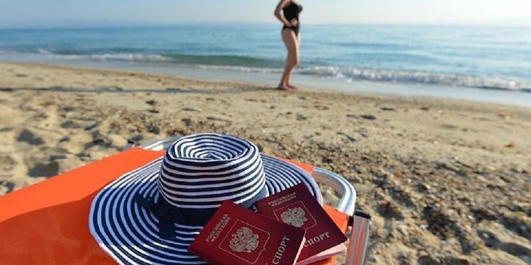 Российские туристы