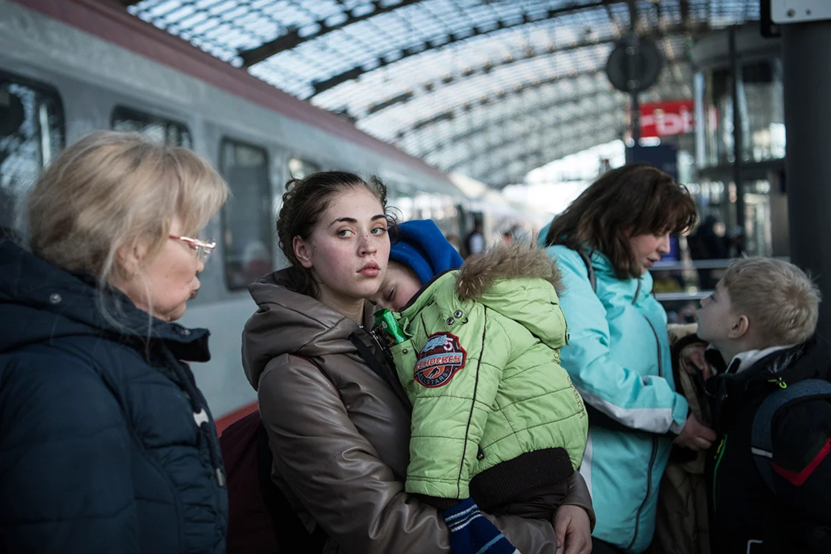 Біженці з України у Польщі