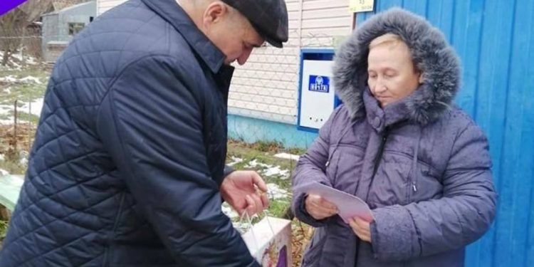 Подарки матерям ликвидированных оккупантов