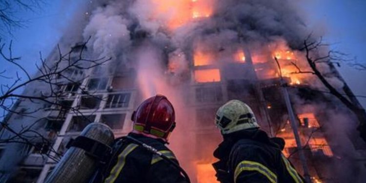 Ракетные атаки на города Украины