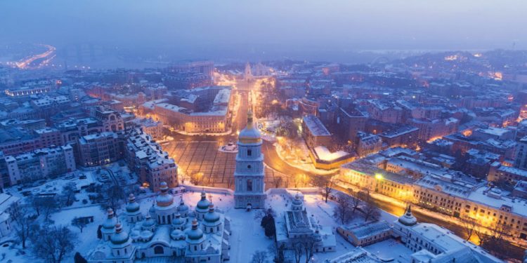Киев зимой