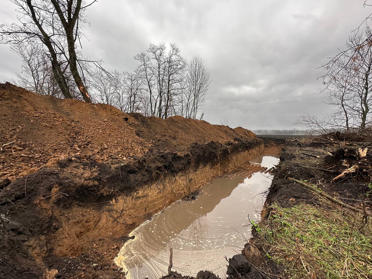 Окопы в Белгородской области