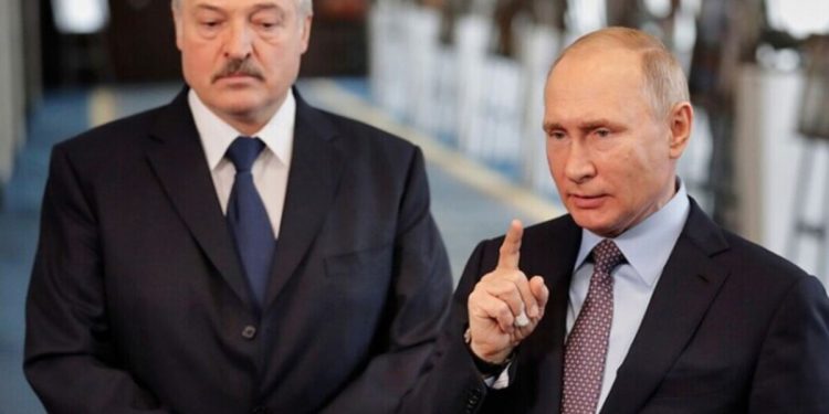 Путін та Лукашенко