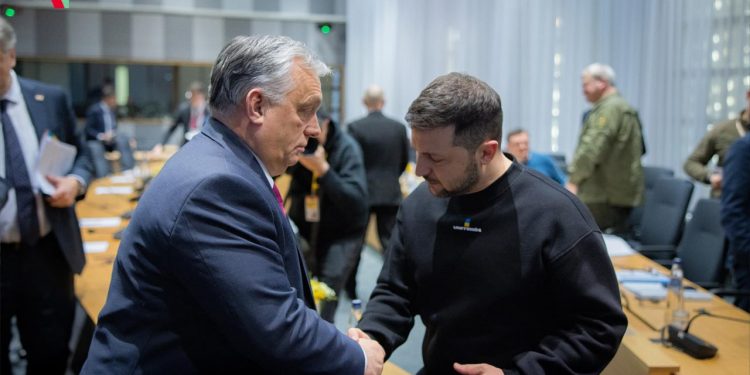 Віктор Орбан і Володимир Зеленський