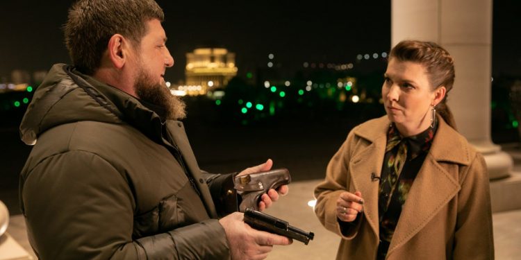 Рамзан Кадиров та Ольга Скабєєва