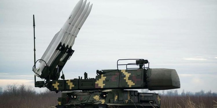 Український ЗРК «Бук-М1»