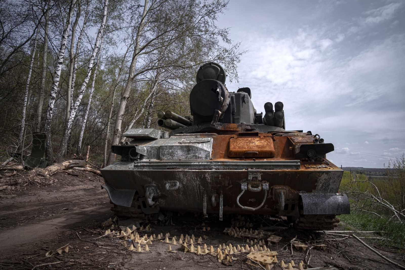 Ліквідований танк ЗС РФ