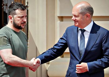 Зеленский и Шольц
