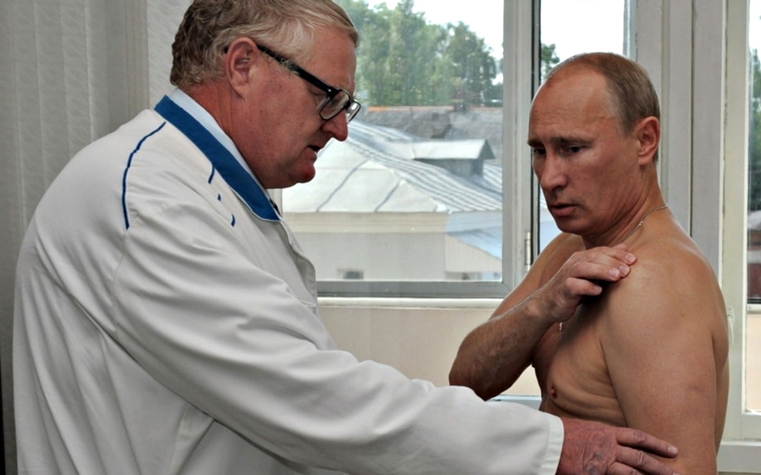 Путін у лікаря