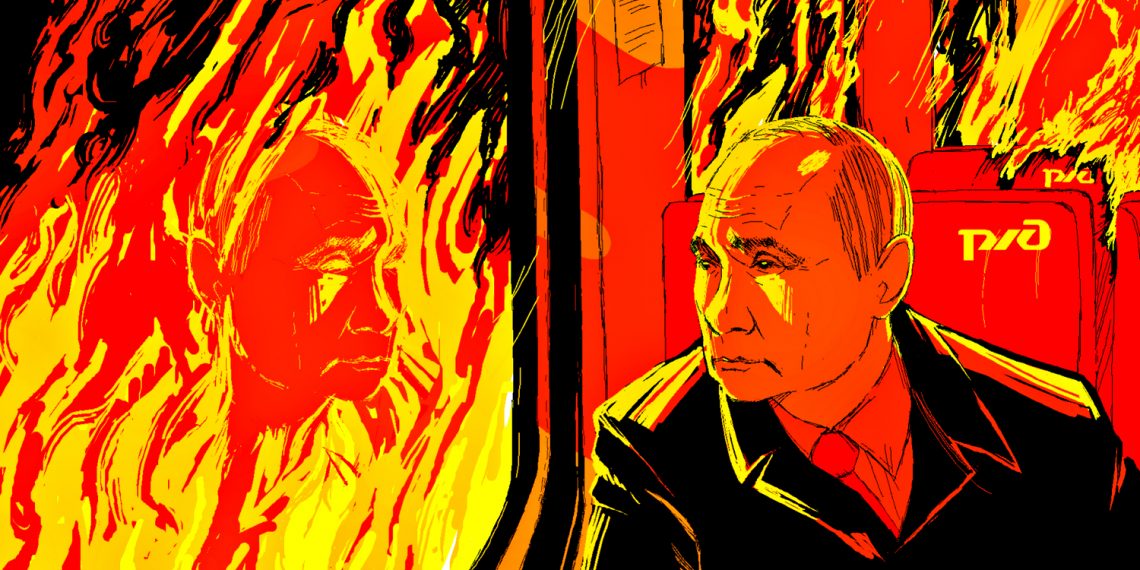 Путін у бронепоїзді