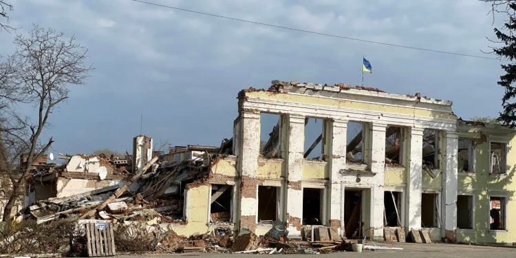 Уничтоженный культурный объект город Тростянец