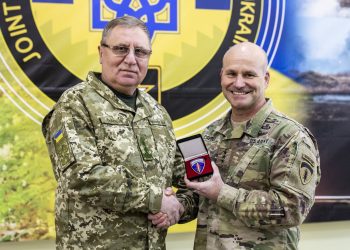 Крістофер Каволі та військовий штату Теннесі на службі в Україні