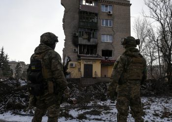 Українські військові в Бахмуті