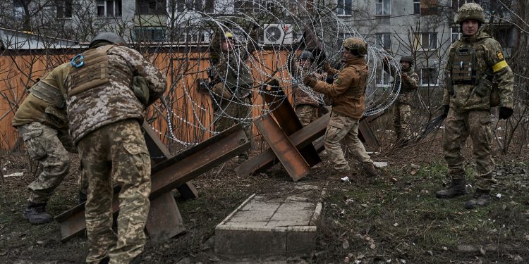 Українські військові в Бахмуті