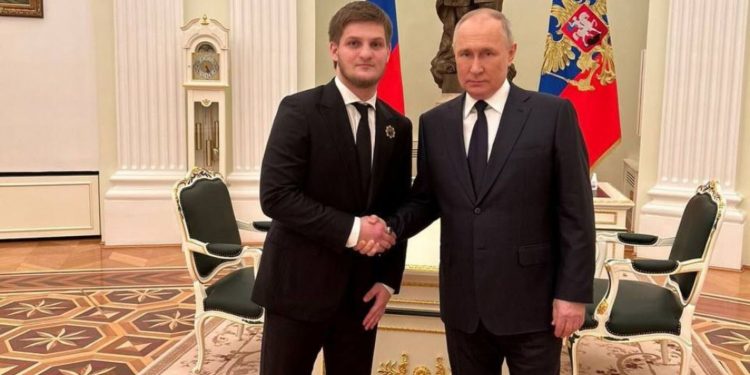 Кадиров молодший та Володимир Путін
