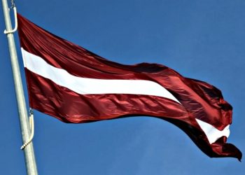 Прапор Латвії.