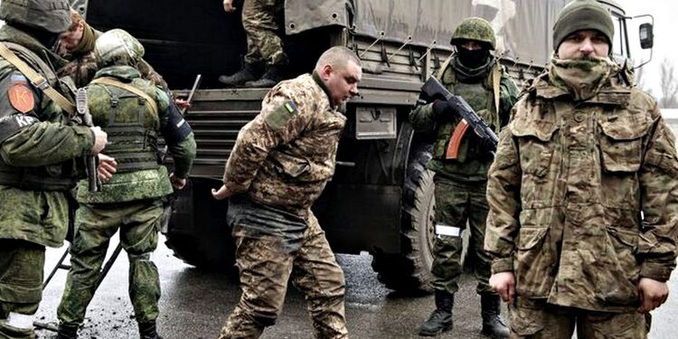 Українські військовополонені.