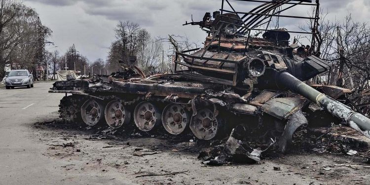 Танки окупантів.