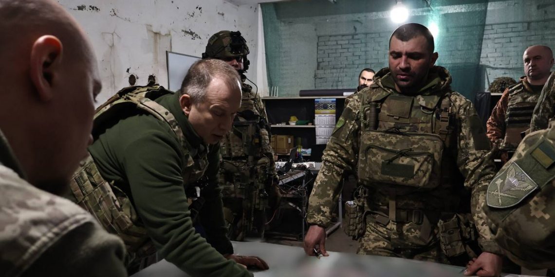 Олександр Сирський в Бахмуті