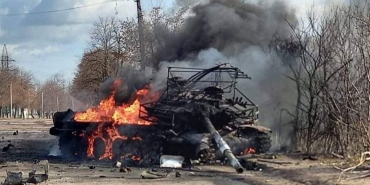 Вибух техніки РФ