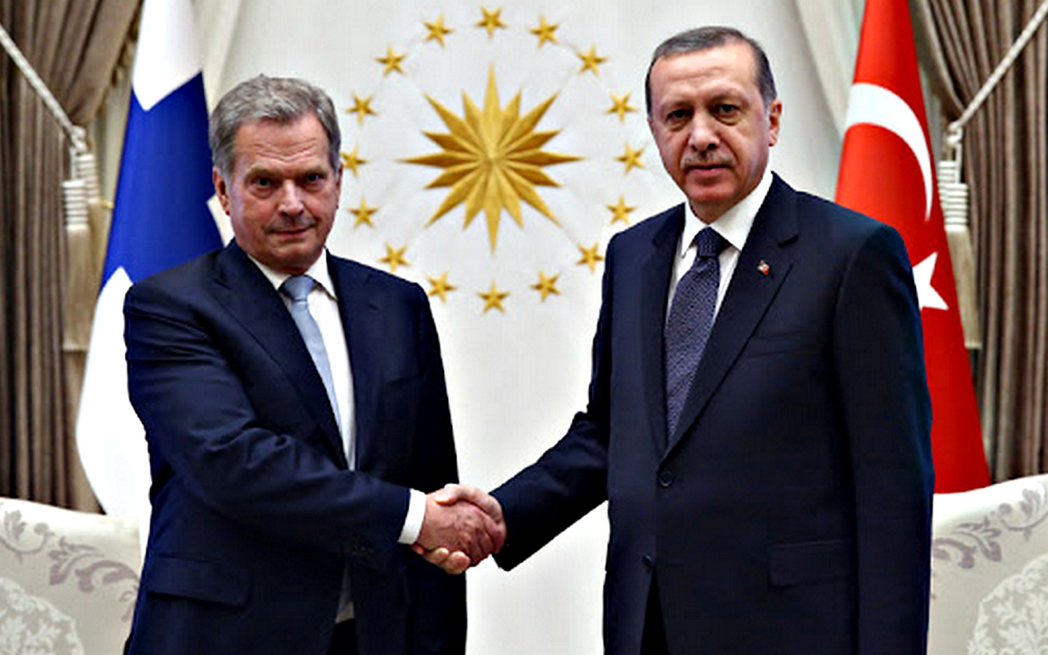 Президенти Фінляндії та Туреччини.