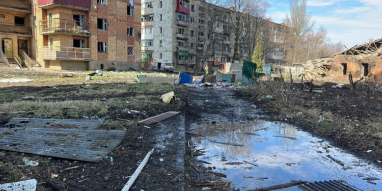 Костянтинівка після обстрілу