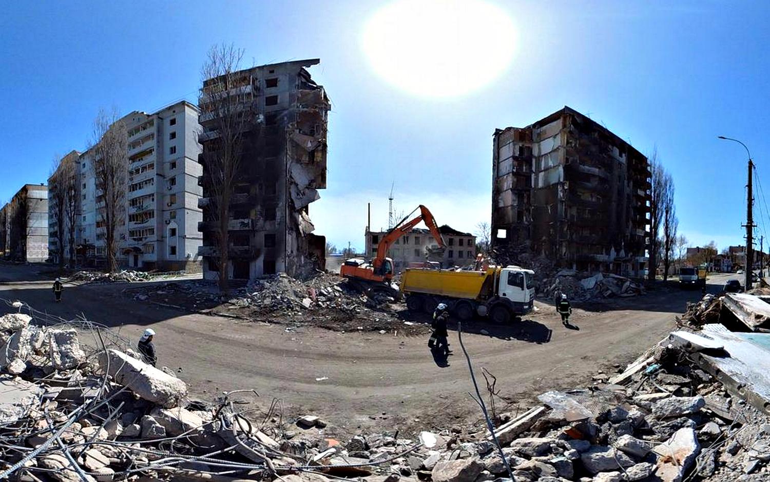 Знищені будинки України.