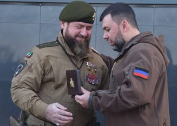 Рамзан Кадиров і Денис Пушилін