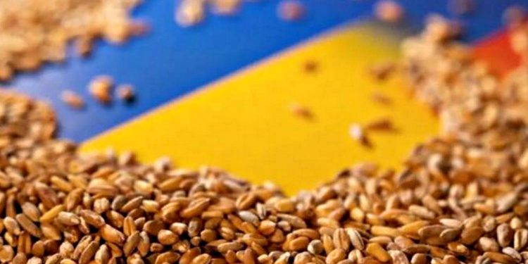Зерно з України.