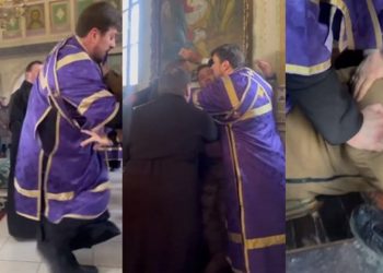 Кадри бійки