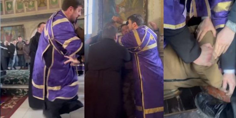 Кадри бійки