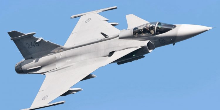 Шведський винищувач Saab JAS 39 Gripen