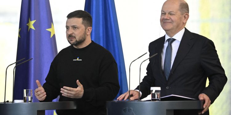 Володимир Зеленський і Олаф Шольц