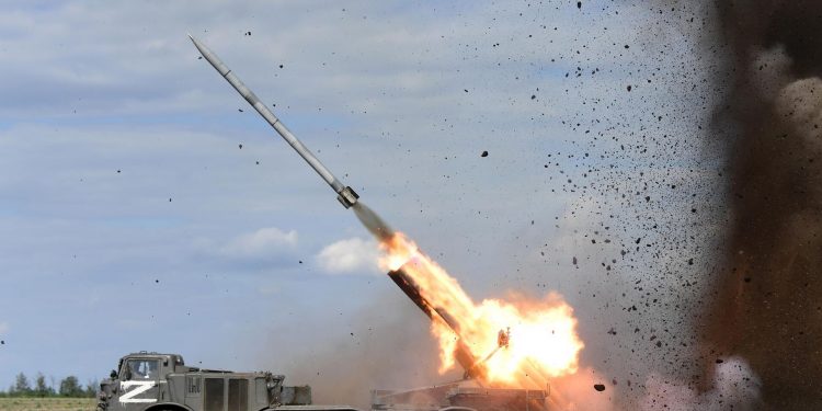 Запуск російської ракети